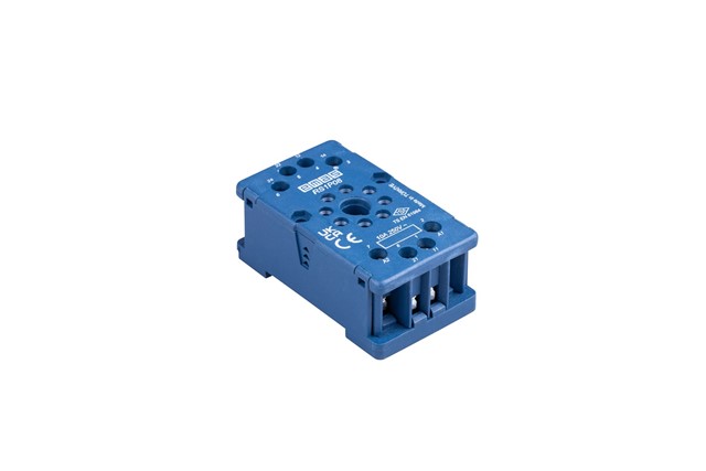 RS1 Series 8 Pin Blue Relay Socket